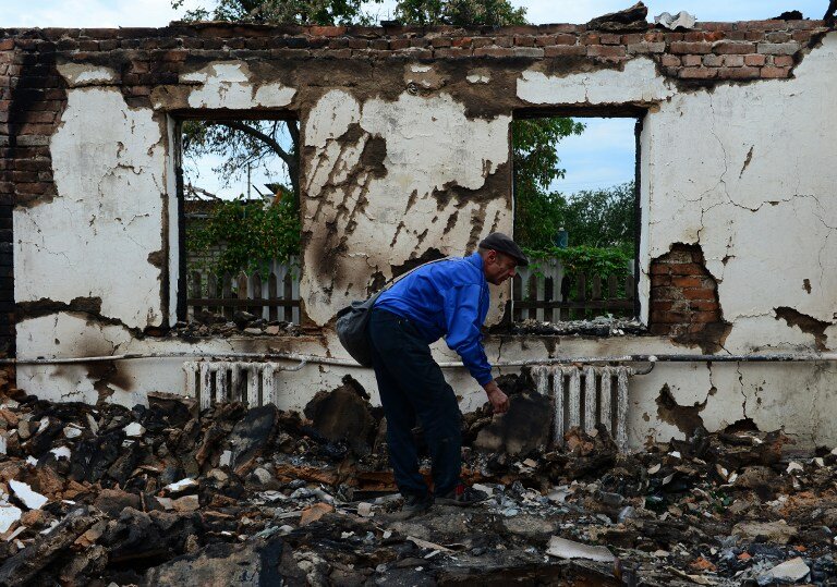 Беженцы Донбасса | Фото: AFP