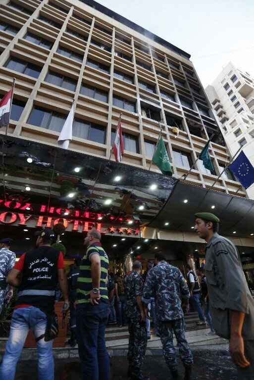 Теракт возле посольства Саудовской Аравии в Бейруте | Фото: AFP