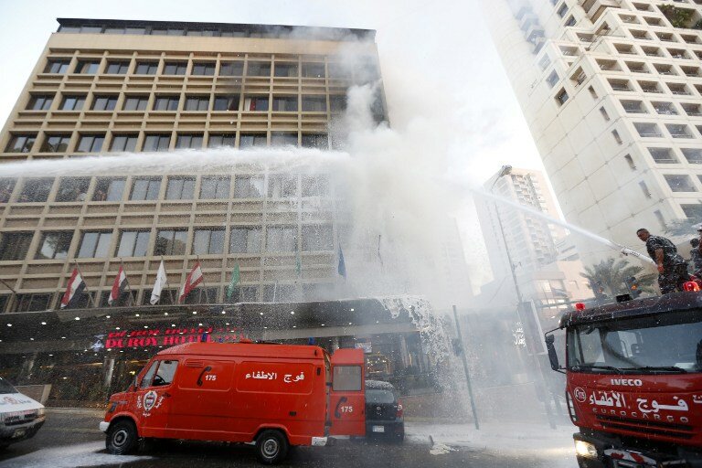 Теракт возле посольства Саудовской Аравии в Бейруте | Фото: AFP