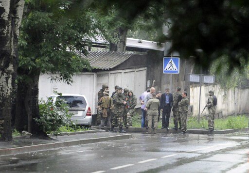 Славянск. Снова бои и новые жертвы | Фото: AFP