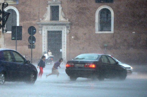 Римскую подземку затопило | Фото: AFP