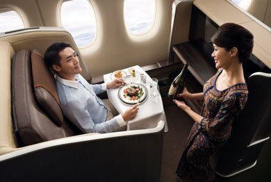 Окунитесь всем телом в Singapore Airlines