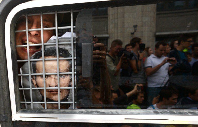 До 60 сторонников Навального задержаны в Москве | Фото: AFP