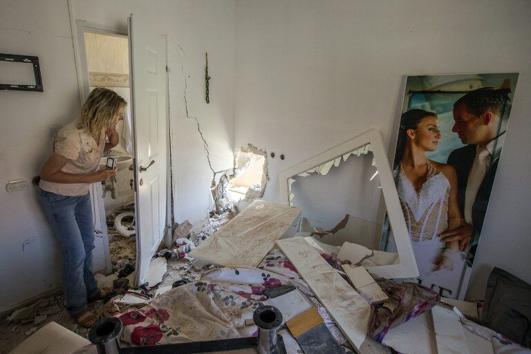 Разрушенный дом в Сдероте | Фото: AFP