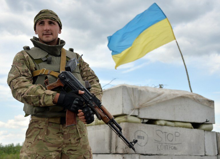 Украинская армия под Славянском | Фото: AFP