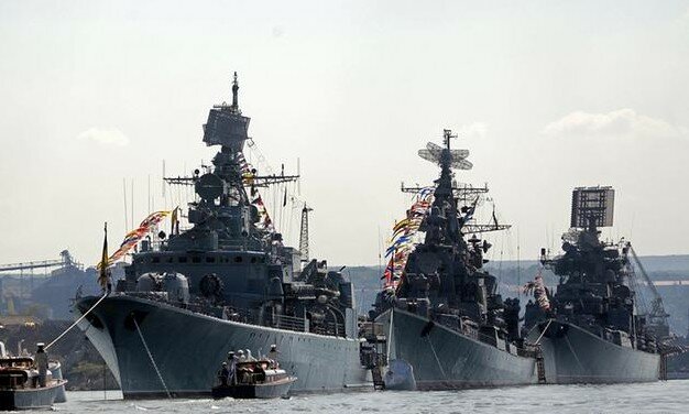 НАТО и Россия проводят учения в Черном море | Фото: AFP