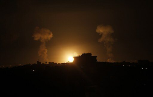 Ночной удар по `Исламскому джихаду` | Фото: AFP