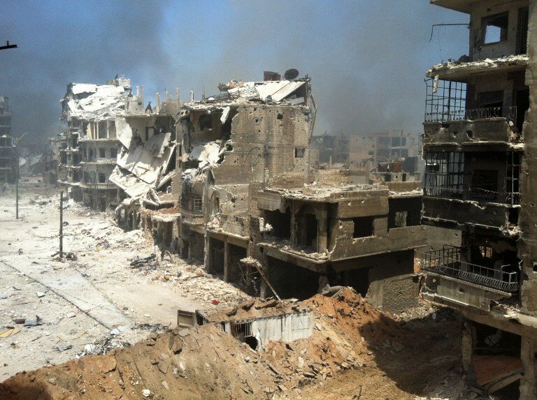 Сирия: Армия празднует 68-летие в разрушенной ею стране | Фото: AFP