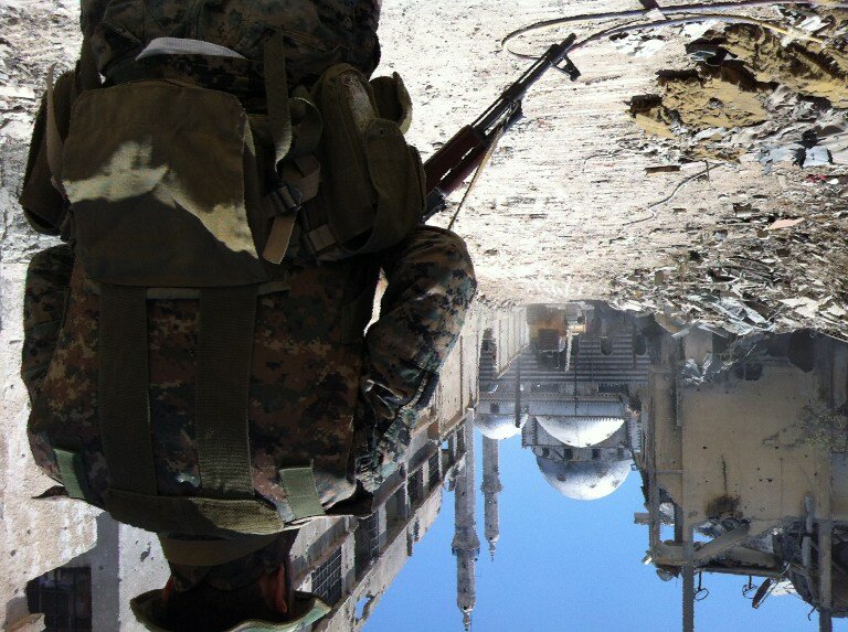 Сирия: Армия празднует 68-летие в разрушенной ею стране | Фото: AFP