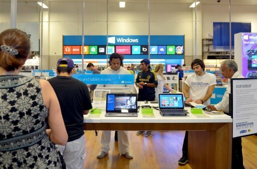 ОС Windows 8.1 будет доступна 18 октября | Фото: AFP