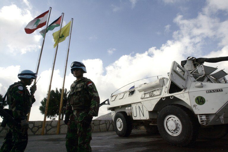 На тревожной границе: UNIFIL под флагами `Хизбаллы` | Фото: AFP