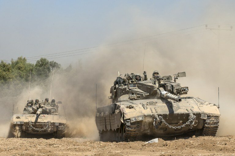 ЦАХАЛ продолжает уничтожать террористические цели в Газе | Фото: AFP