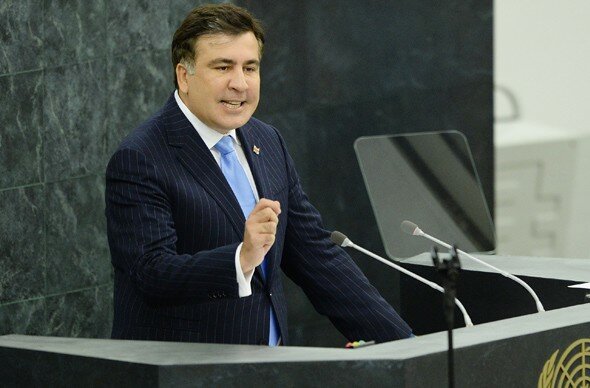 Михаилу Саакашвили обвиняют в избиении депутата | Фото: AFP