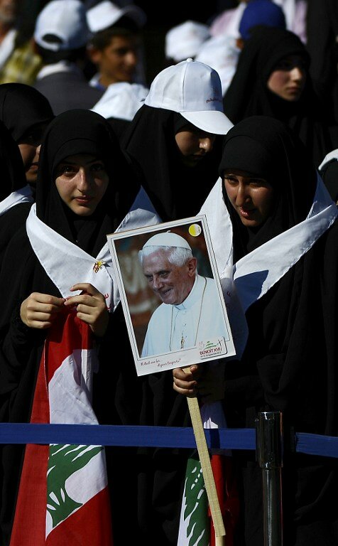 Триумф Бенедикта XVI в Ливане | Фото: AFP