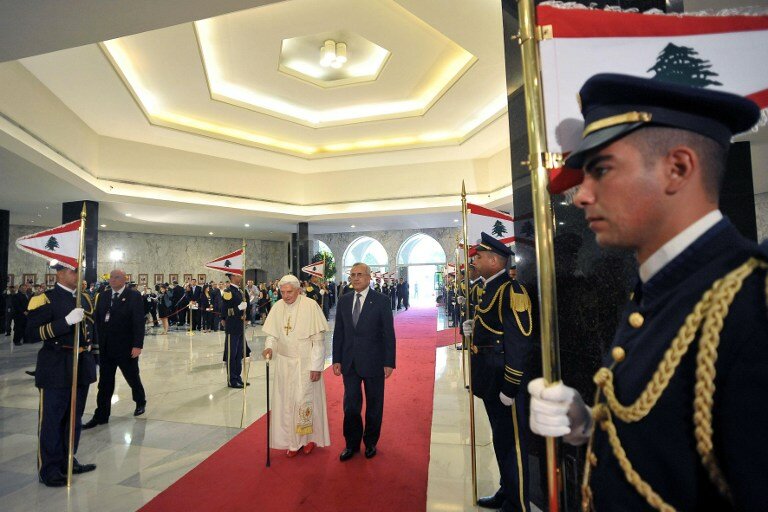 Триумф Бенедикта XVI в Ливане | Фото: AFP