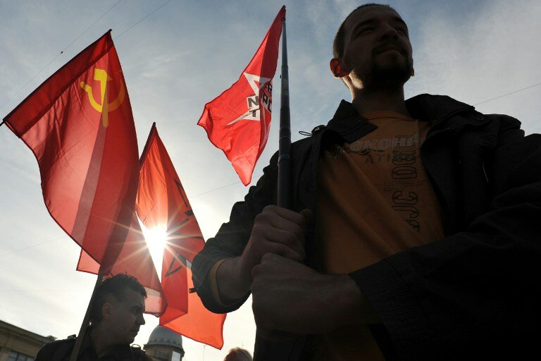 Родина-мать зовет: против Путина и коммунальных платежей | Фото: AFP