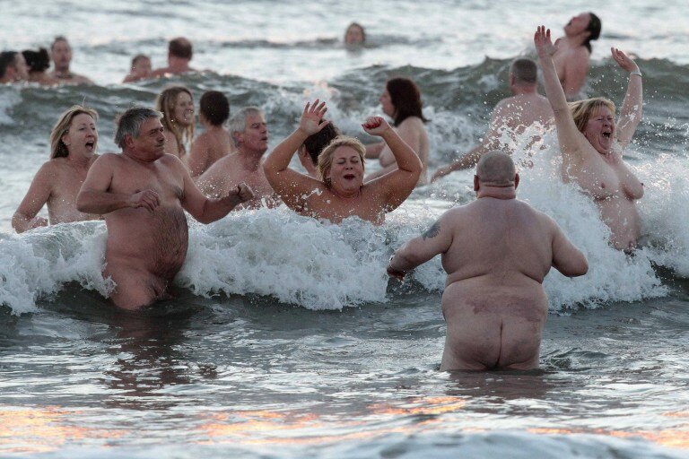 Нудисты идут на рекорд | Фото: AFP