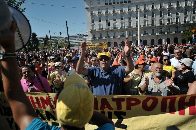 В Греции прошла очередная суточная забастовка | Фото: AFP