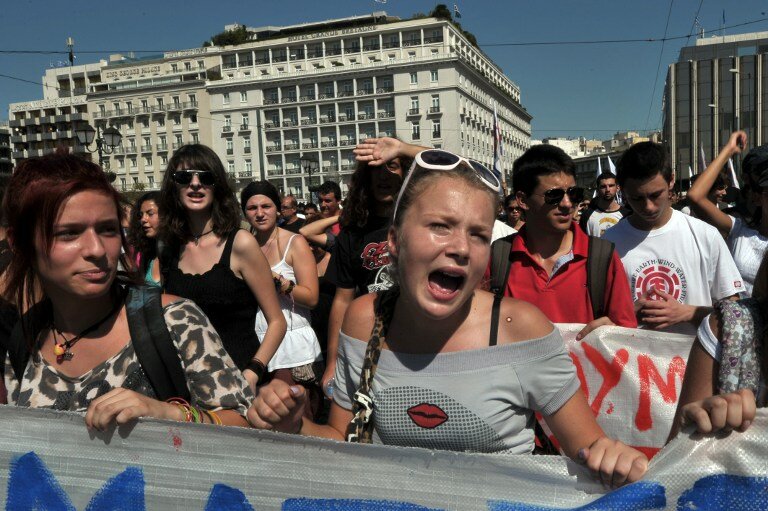 В Греции прошла очередная суточная забастовка | Фото: AFP