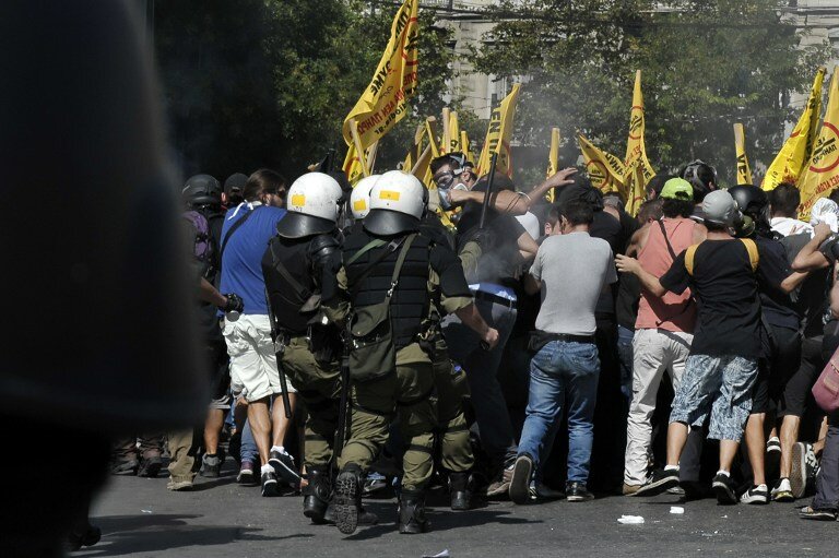 В Греции прошла очередная суточная забастовка | Фото: AFP