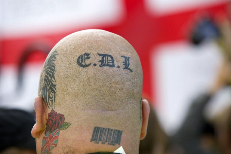 English Defense League против шариата в Лондоне | Фото: AFP