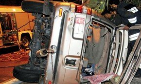 Два араба разбились об радар 