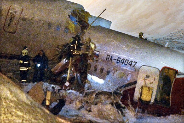 Внуково: Крушение Ту-204 | Фото: AFP