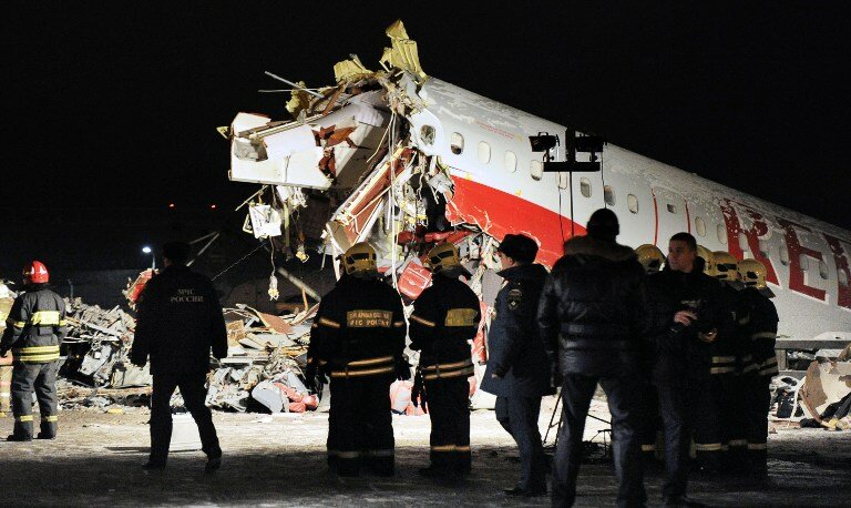 Внуково: Крушение Ту-204 | Фото: AFP