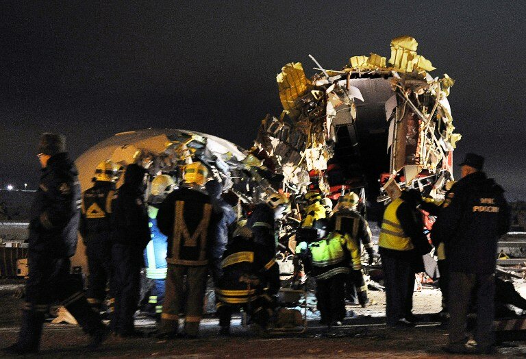 Внуково: Крушение Ту-204 | Фото: AFP
