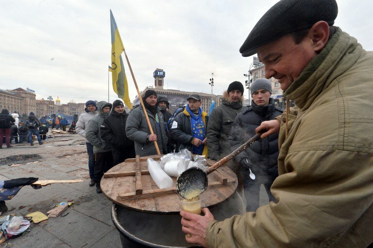 Как работает Евромайдан? | Фото: AFP