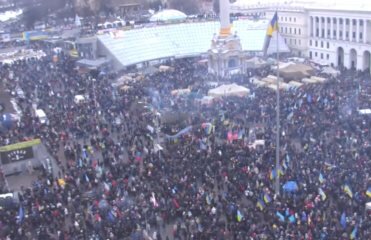 Майдан запретил Януковичу вступать в союз с Москвой | Фото: AFP